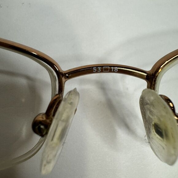 MARCHON TRES JOLIE 133 TOFFEE GOLD HAVANA AUTHENTIC FRAMES EYEGLASSES 53-18-135 - Picture 11 of 12